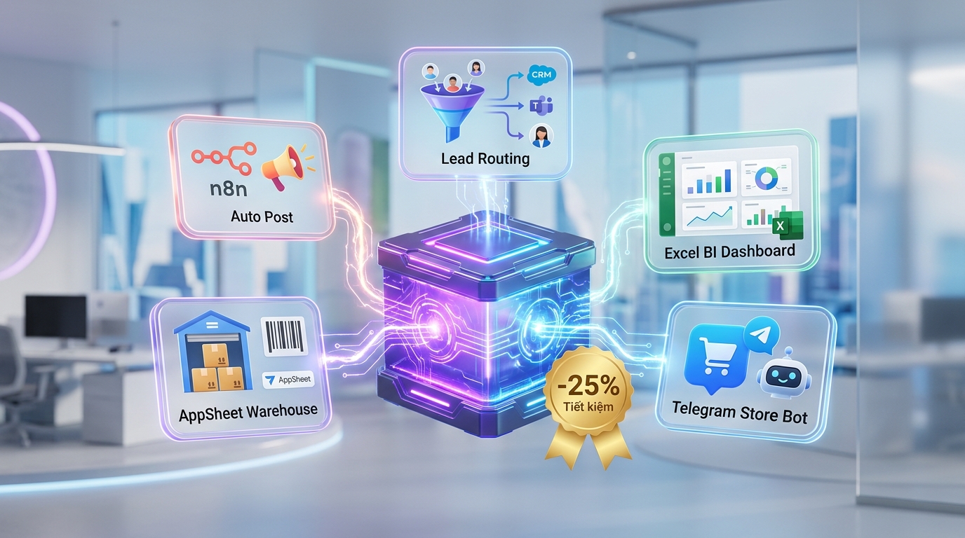 Automation Starter Bundle — Bộ 5 Workflow Vận Hành Số