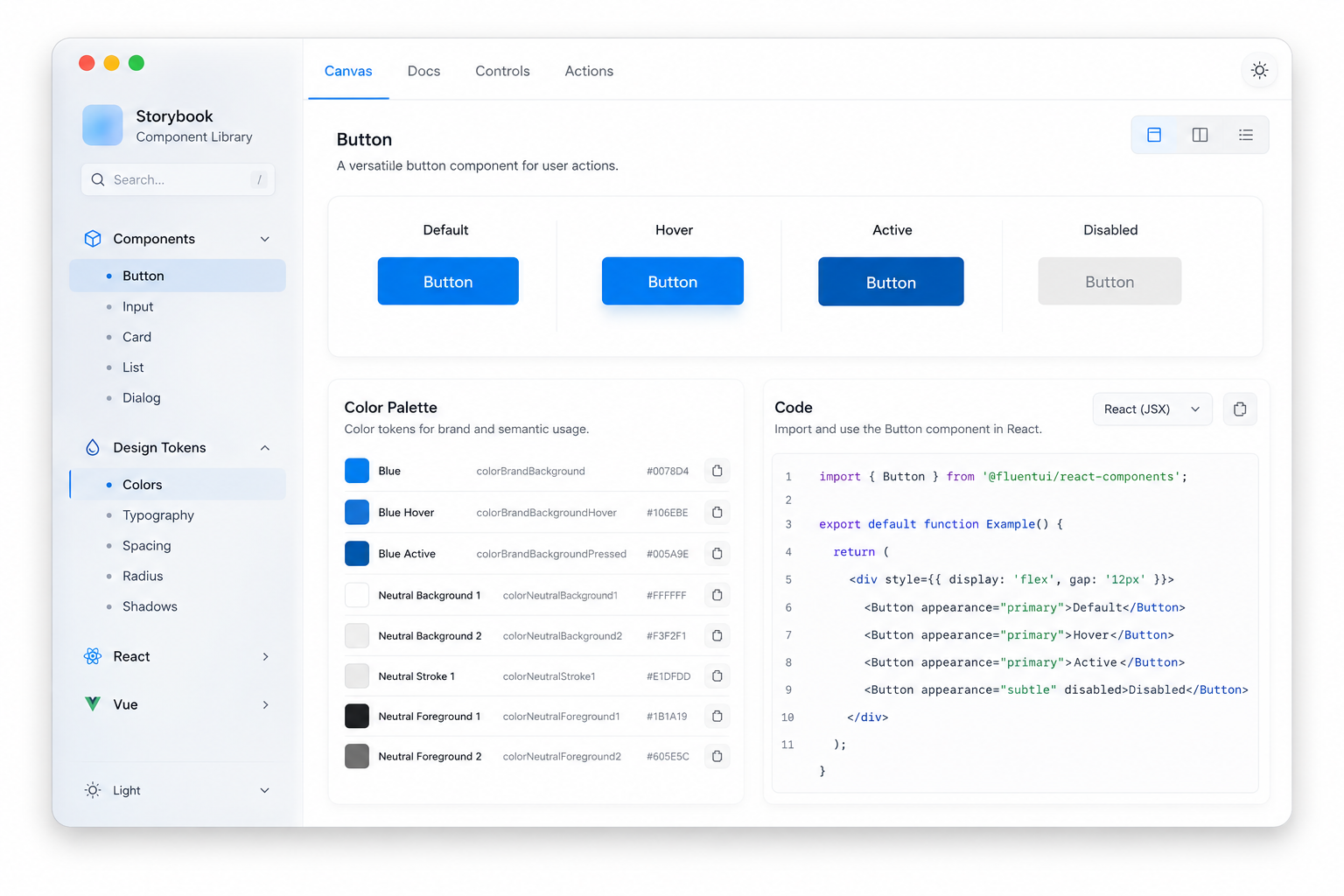 Xây Dựng Thư Viện UI Components Bằng React/Vue