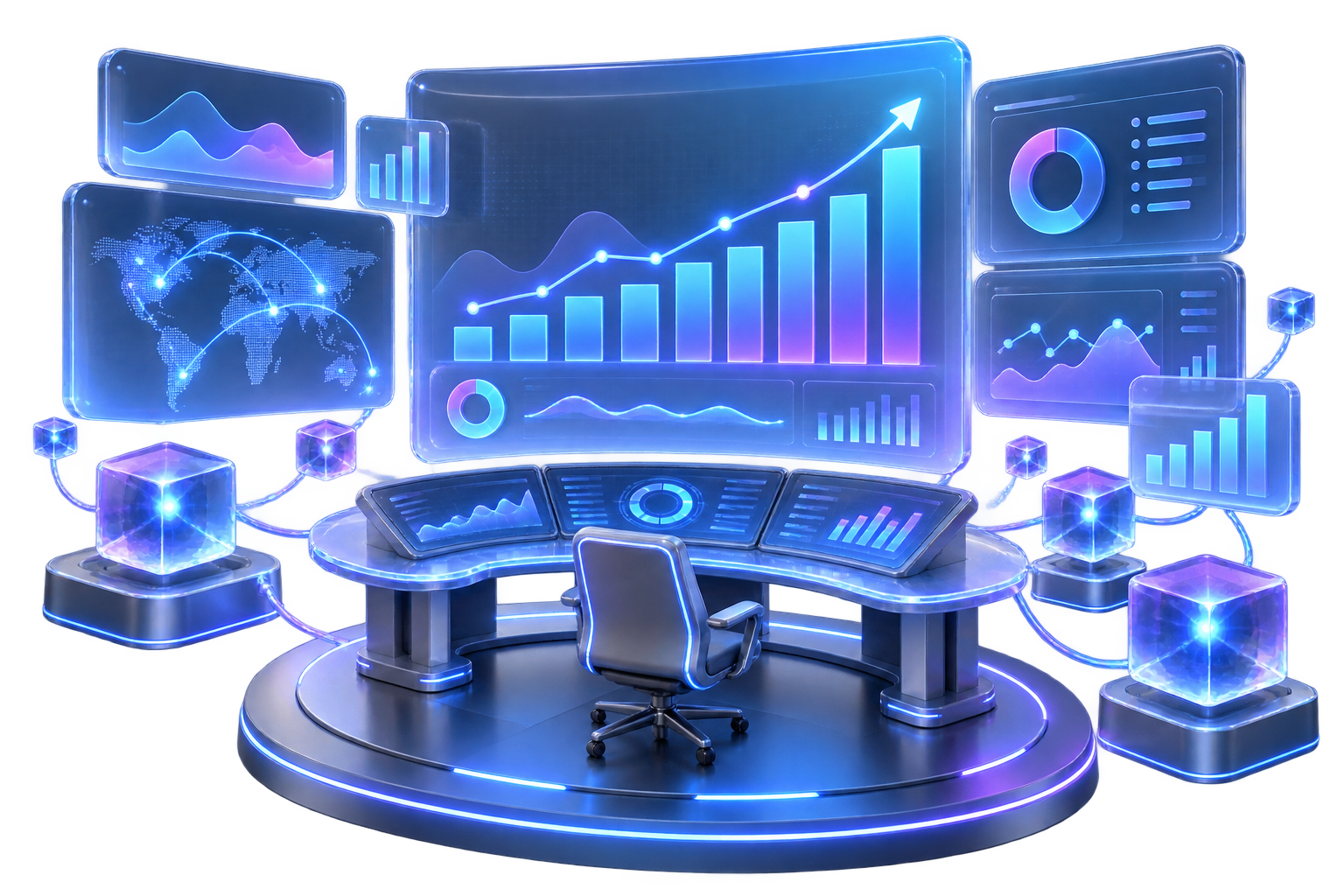 Bảng điều khiển tăng trưởng SEO và AI Search Chân Trời Tương Lai