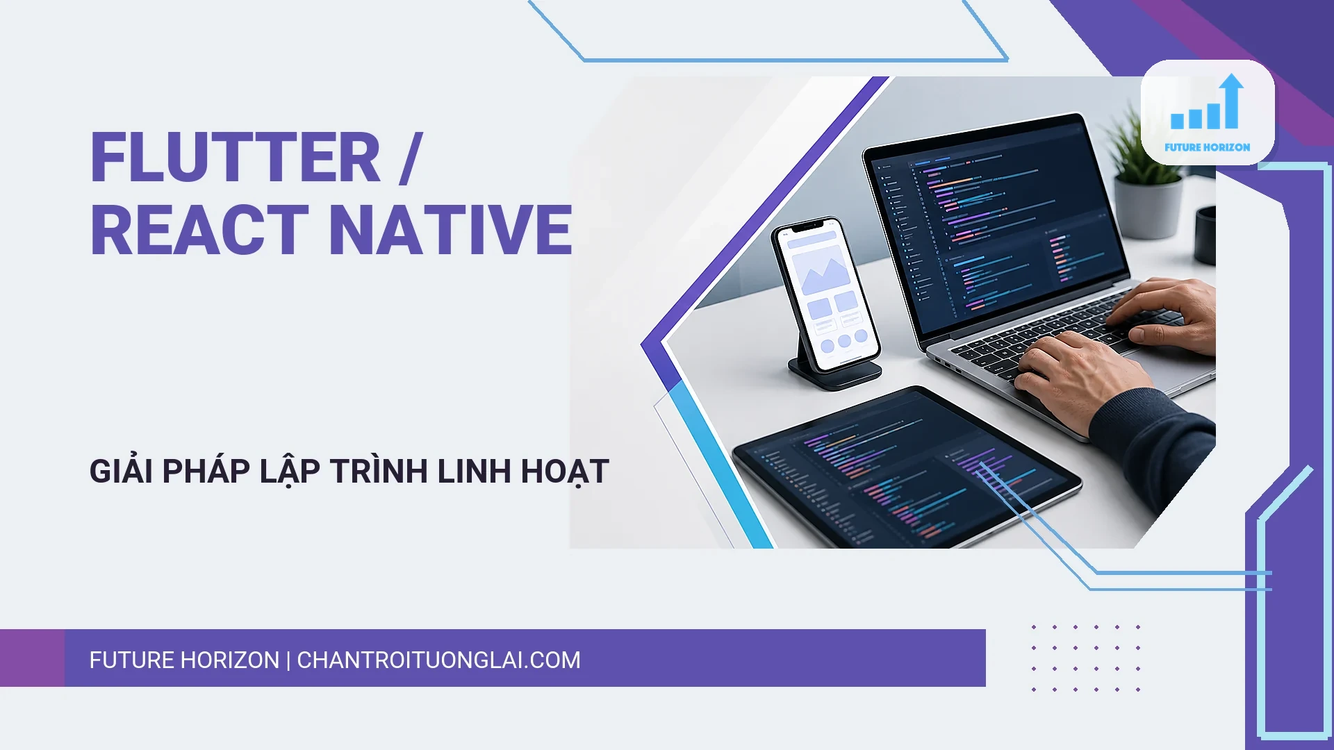 cross platform flutter react native cover - Cross-platform (Flutter/React Native) 1 Ảnh bìa dịch vụ Cross-platform (Flutter/React Native)