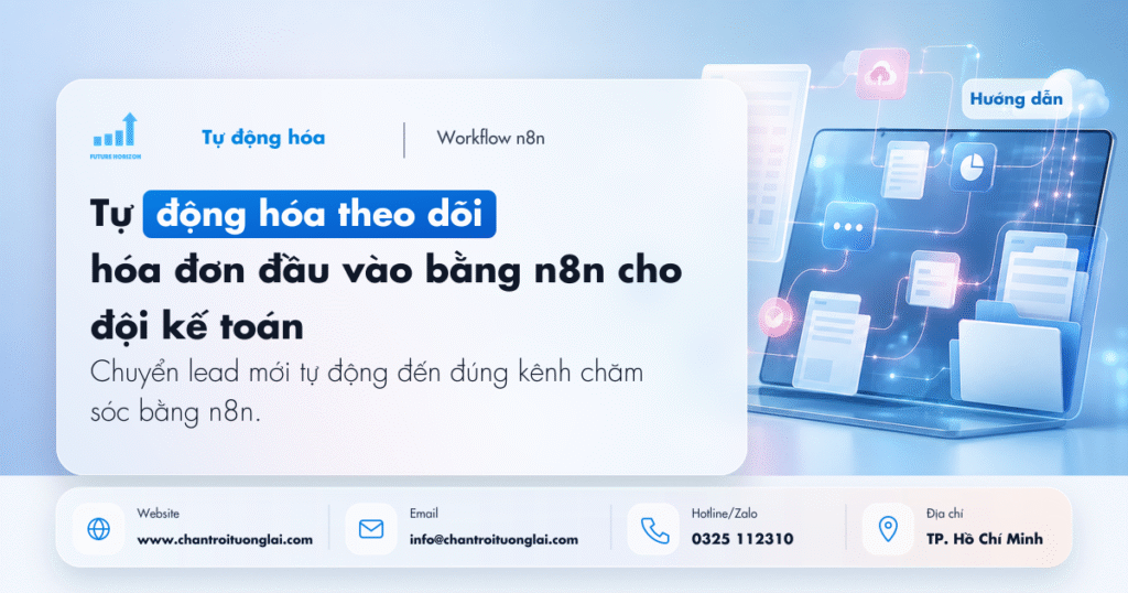 Tự động hóa theo dõi hóa đơn đầu vào bằng n8n cho đội kế toán