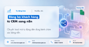 Tự động hóa đồng bộ dữ liệu khách hàng giữa CRM, Google Sheets và Email Marketing bằng n8n