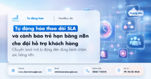 Tự động hóa theo dõi SLA và cảnh báo trễ hạn bằng n8n cho đội hỗ trợ khách hàng