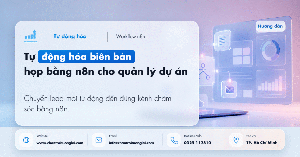 Tự động hóa tổng hợp và gửi biên bản họp bằng n8n cho đội quản lý dự án