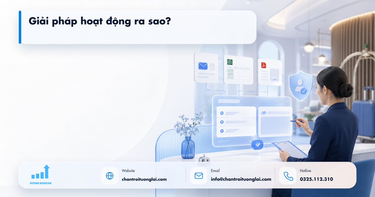 Giải pháp hoạt động ra sao? Minh họa giải pháp hoạt động ra sao? trong tự động hóa quy trình bằng n8n