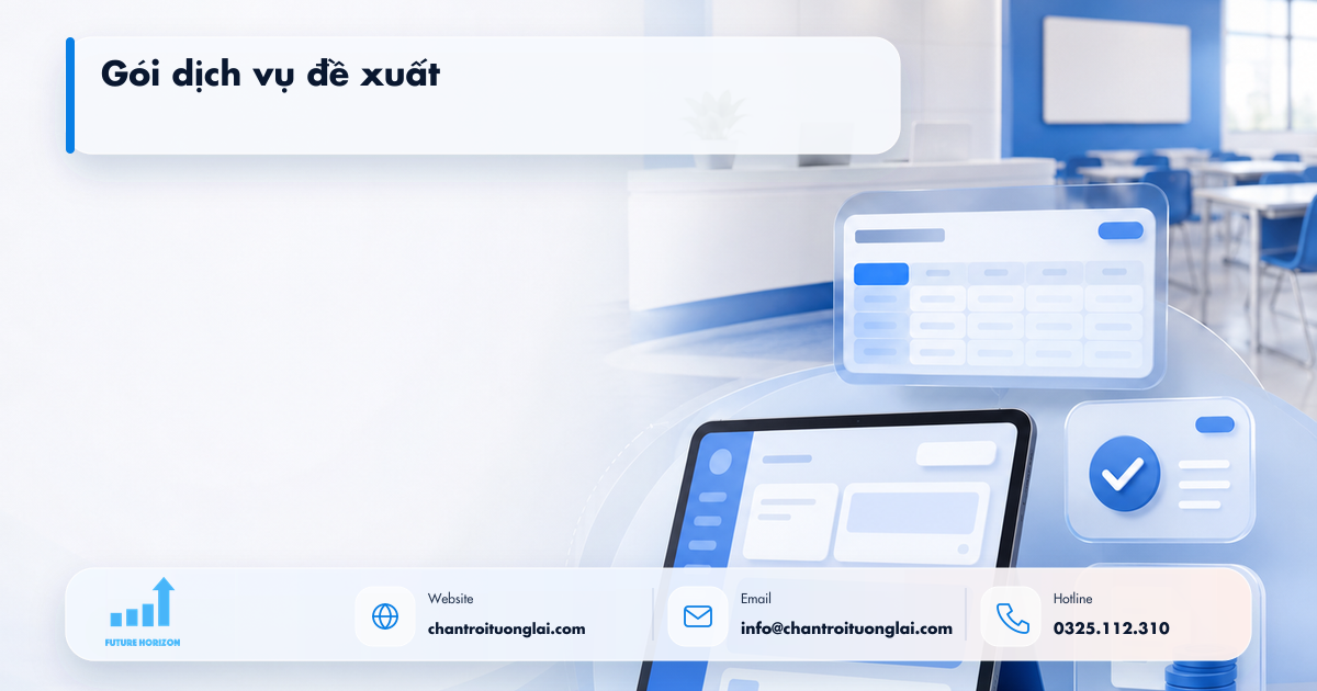 Gói dịch vụ đề xuất Minh họa gói dịch vụ đề xuất trong tự động hóa quy trình bằng n8n