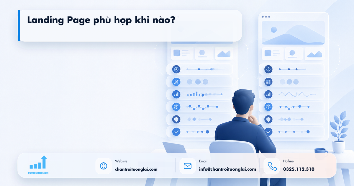 Minh họa landing page phù hợp khi nào? trong tự động hóa quy trình bằng n8n