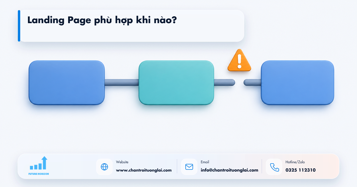 Landing Page phù hợp khi nào? Minh họa landing page phù hợp khi nào? trong tự động hóa quy trình bằng n8n