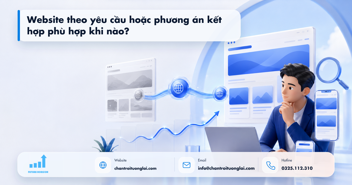 Minh họa website theo yêu cầu hoặc phương án kết hợp phù hợp khi nào? trong tự động hóa quy trình bằng n8n