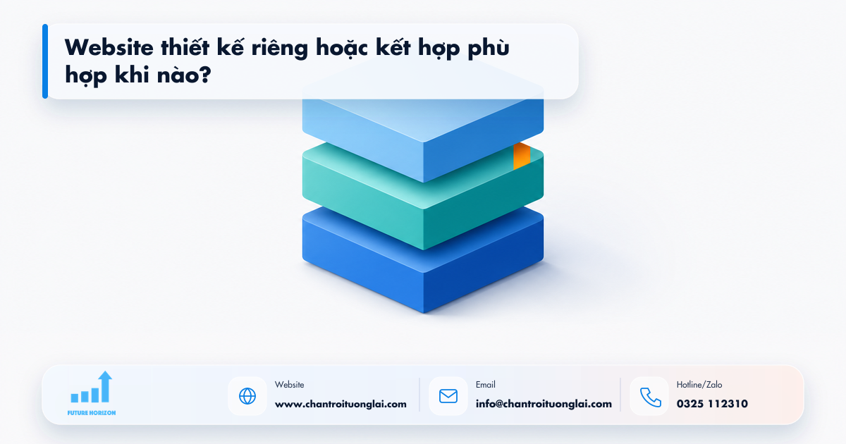 Website thiết kế riêng hoặc kết hợp phù hợp khi nào? Minh họa website thiết kế riêng hoặc kết hợp phù hợp khi nào? trong tự động hóa quy trình bằng n8n