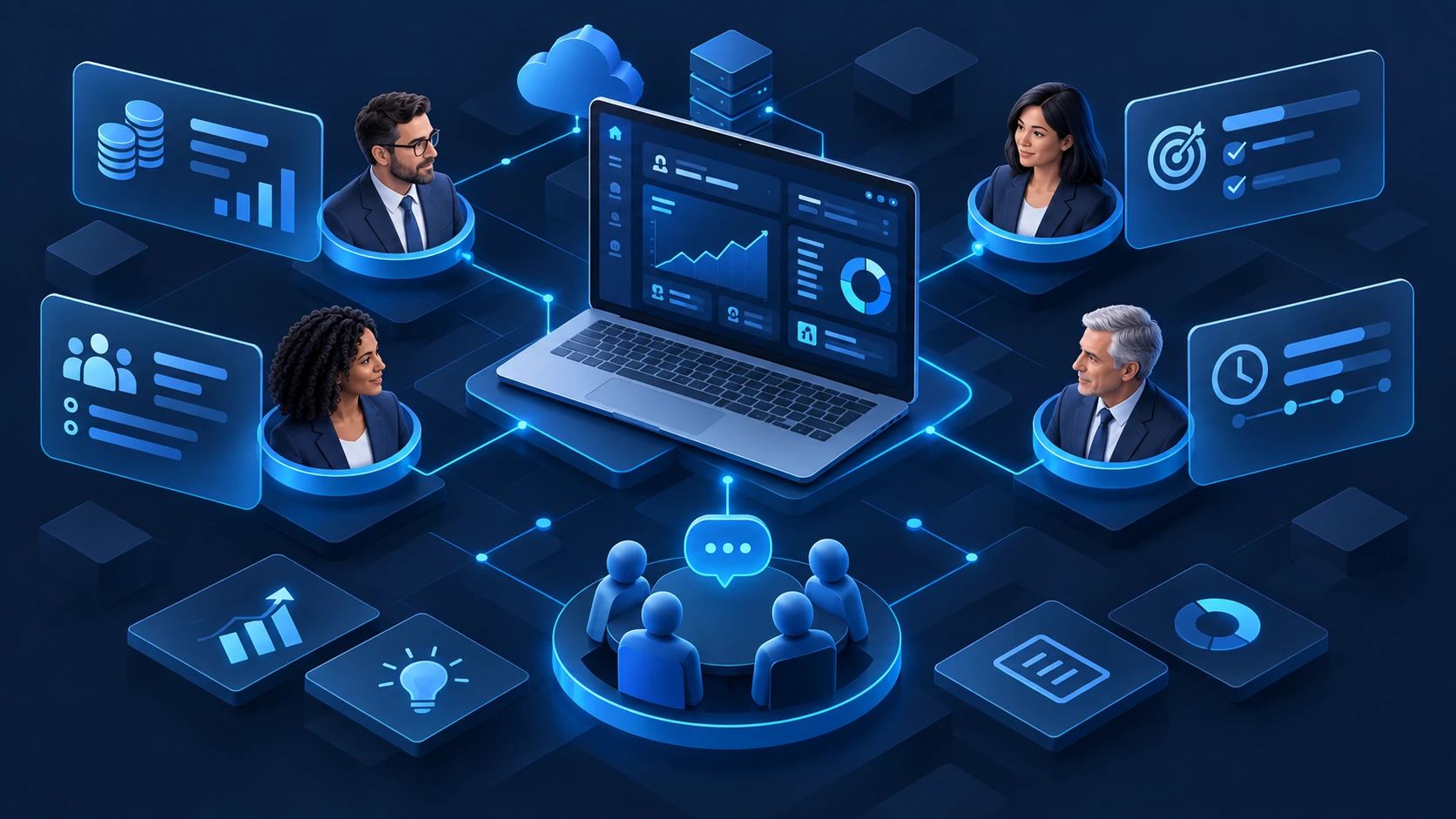 Kiến trúc discovery B2B SaaS kết nối vấn đề vận hành, người quyết định và tiêu chí pilot.