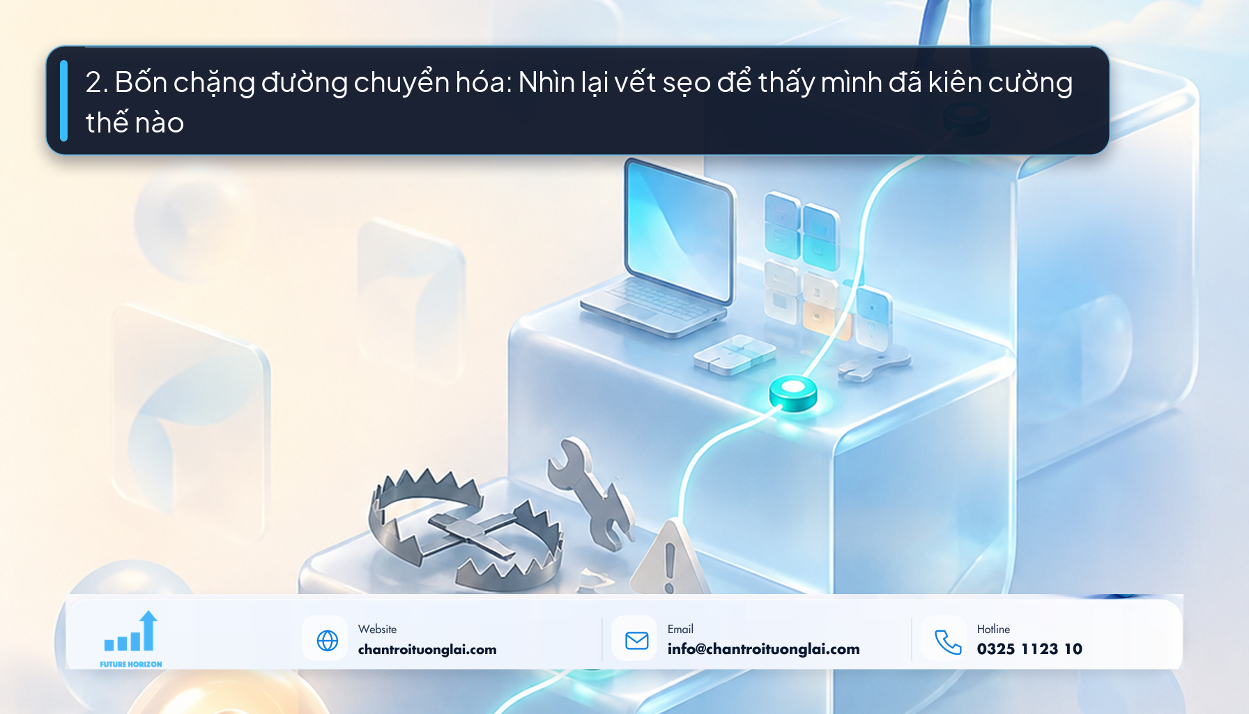2. Bốn chặng đường chuyển hóa: Nhìn lại vết sẹo để thấy mình đã kiên cường thế nào 2. Bốn chặng đường chuyển hóa: Nhìn lại vết sẹo để thấy mình đã kiên cường thế nào