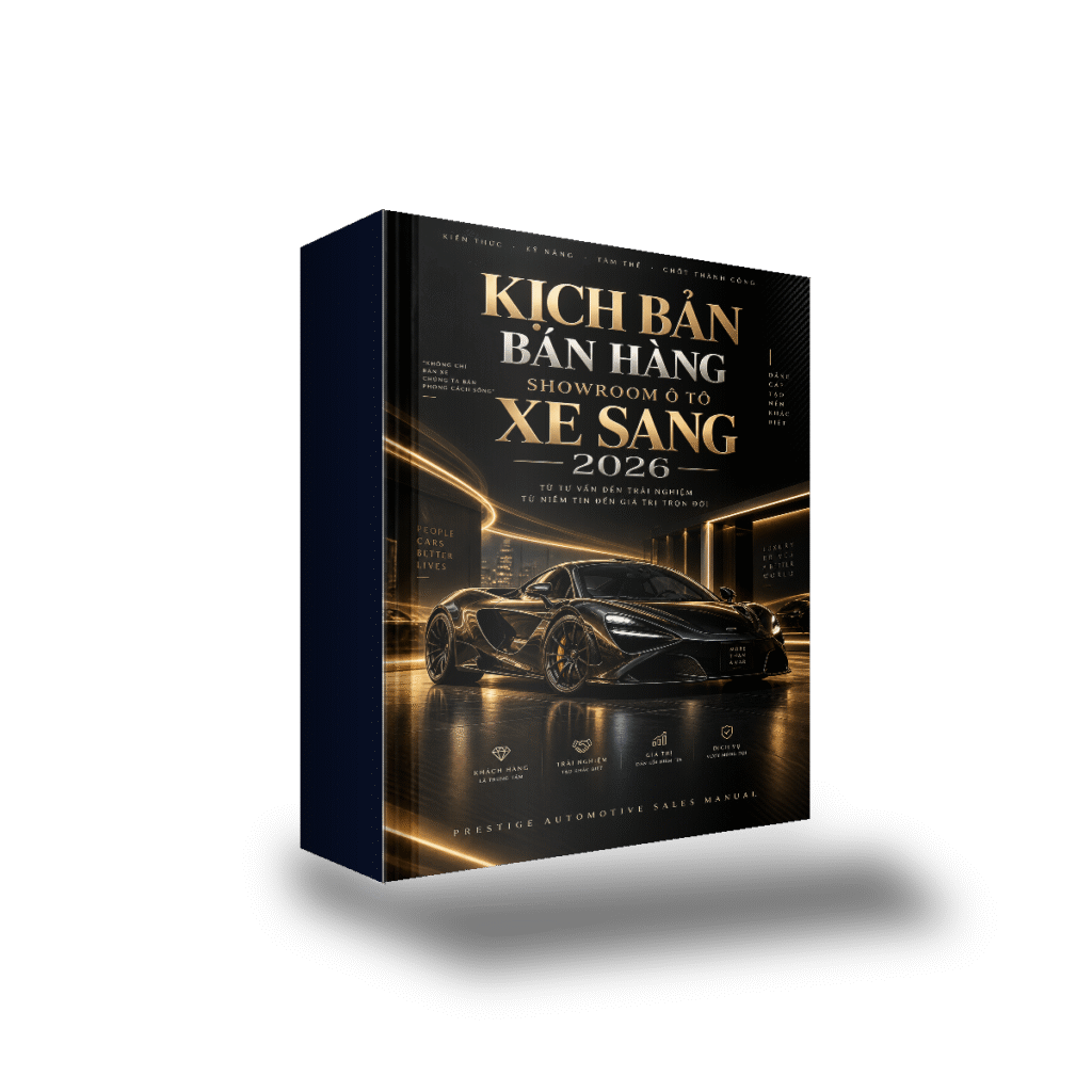 Kịch Bản Bán Hàng Showroom Ô Tô & Xe Sang 2026: 6 Điểm Chạm Vàng & Nghệ Thuật Lái Thử Cảm Xúc