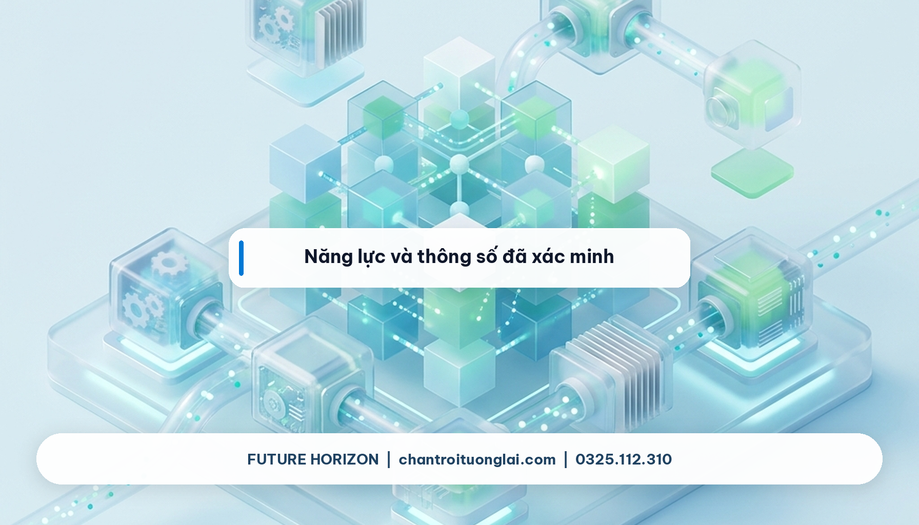 Minh họa Năng lực và thông số đã xác minh theo phong cách Fluent 2.5D